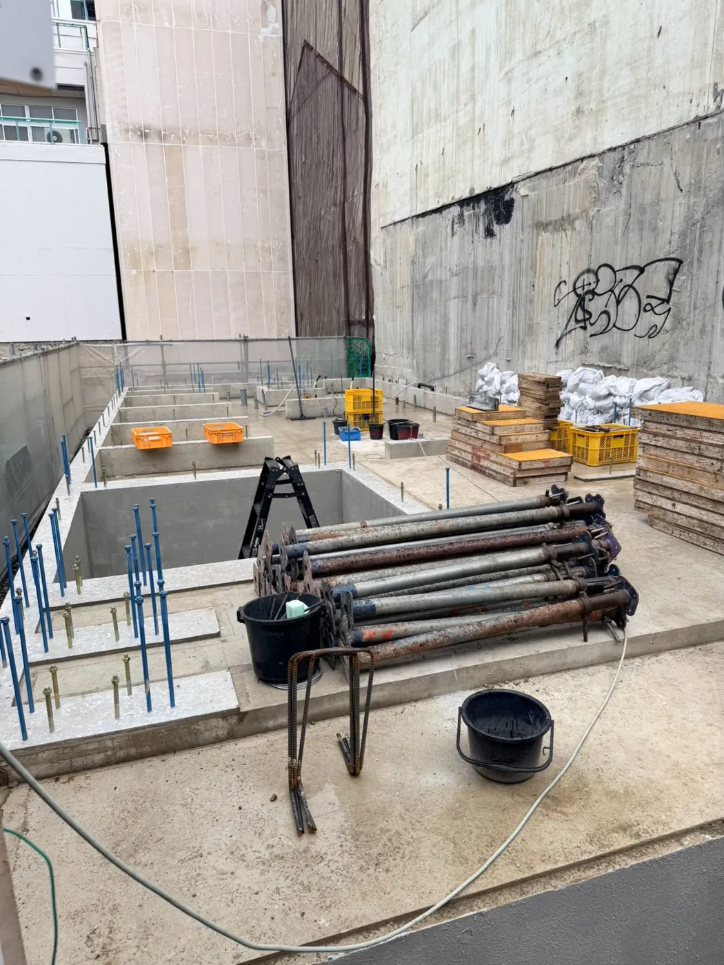工事の進み具合